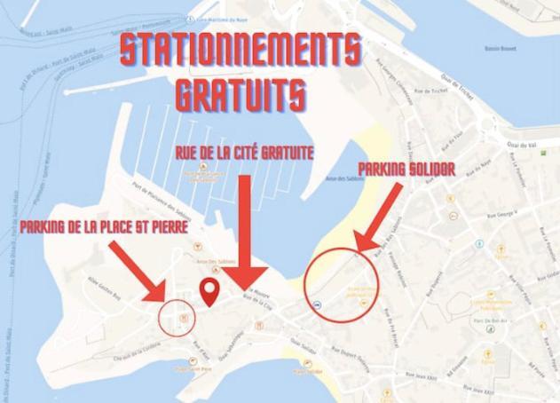 Appartement Frida - Plage 50M - Rue Gratuite Saint-Malo Exteriér fotografie